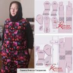 Вариант платья сшитый по выкройке Инессой Галдиковой