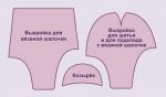 бесплатная выкройка детской шапочки на меху 2