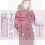 Фото платья худи и простая выкройка к нему