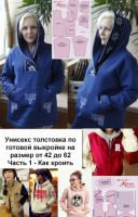 Унисекс толстовка с капюшоном по выкройке - Часть 1: Как кроить