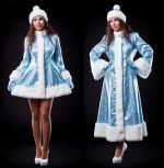 Новогодний костюм снегурочки по выкройке своими руками