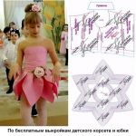 Юбка и корсет для дочки по бесплатным выкройкам