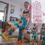 Фото сшитого комбинезона по выкройке прислала подписчица Эллона Заярная
