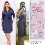 Вид сбоку сшитого платья по выкройке