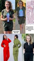 Сшитый летний жакет и шорты по выкройке Веры Ольховской