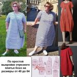 Фото оверсайз платья сшитого по моей выкройке подписчицей shum_nata_kul