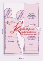 Как раскроить простой женский свитшот с короткой полочкой по выкройке