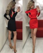 Два платья футляр фото из разных тканей