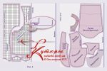 Шитьё своими руками платья кокон с карманами комбинированного рис4