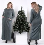 из чего сшить тёплое платье футляр свободного кроя по готовой выкройке фото 3