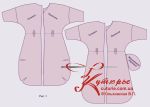 Выкройки платья силуэта трапеция рукав цельнокроеный косой крой рис 1