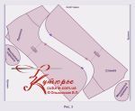 Как кроить по готовой выкройке платье трапеция кимоно по косой рис 3