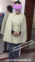 Вариант кейпа сшитый по этой выкройке покупательницей