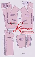 Выкройка пальто «конус» 42-52 рис1