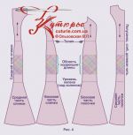 на какой рост готовые выкройки платья рис. 4