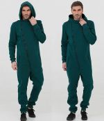 Комбинезон мужской с косой застёжкой