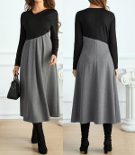 Выкройки платья - трапеции на асимметричной кокетке